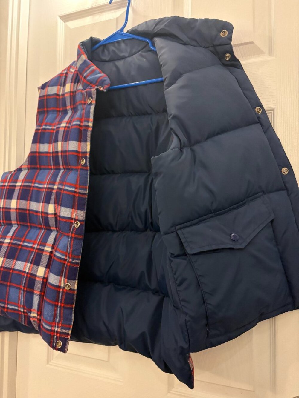 Vintage Canadian Reversible Duck Down Vest